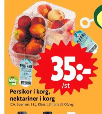 ICA Nära Ica nektariner erbjuda