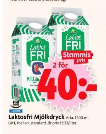 ICA Supermarket Arla lättmjölk erbjuda