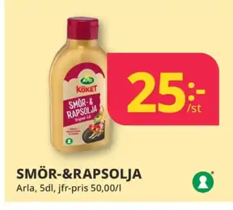 Tempo Arla köket smör & rapsolja erbjuda