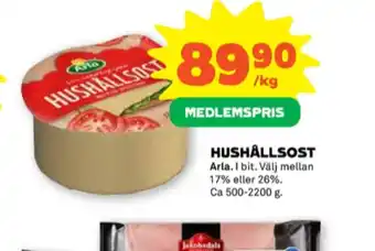 Stora Coop Arla hushållsost erbjuda
