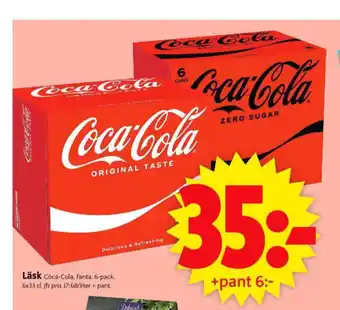 ICA Supermarket Coca cola läskedryck erbjuda