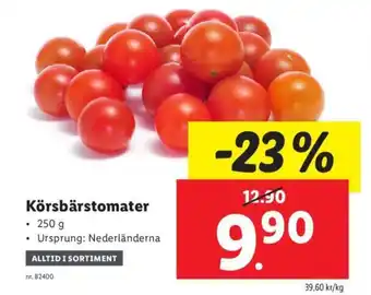 Lidl Körsbärstomater erbjuda