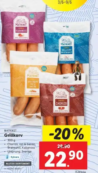 Lidl Grillkorv erbjuda