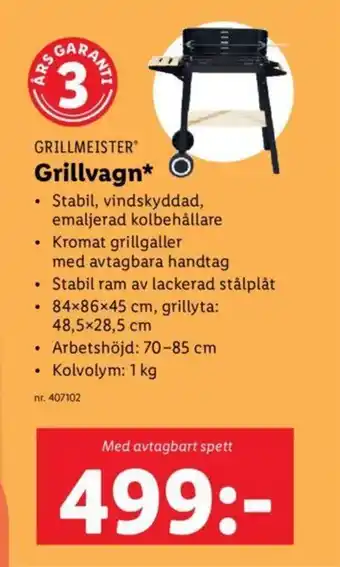 Lidl Grillvagn* erbjuda