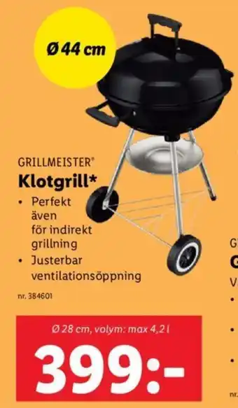 Lidl Klotgrill* erbjuda