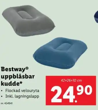 Lidl Bestway uppblåsbar kudde* erbjuda