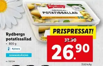 Lidl Rydbergs potatissallad erbjuda