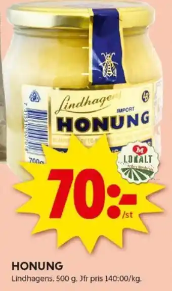 ICA Kvantum HONUNG erbjuda
