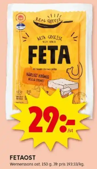 ICA Kvantum FETAOST erbjuda