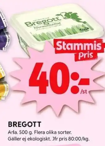 ICA Kvantum BREGOTT erbjuda