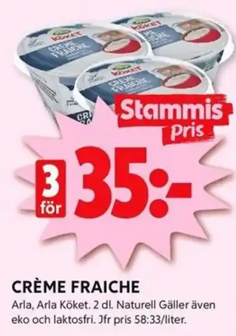 ICA Kvantum CRÈME FRAICHE erbjuda