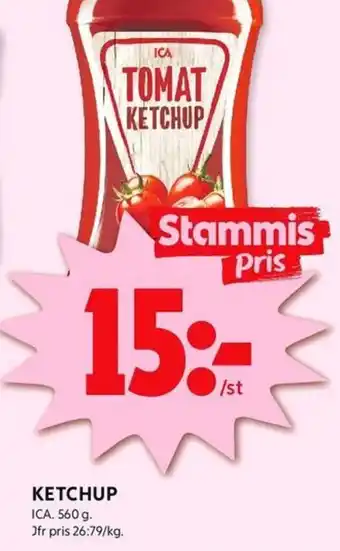ICA Kvantum KETCHUP erbjuda