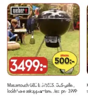 Bo Ohlsson Weber klotgrill erbjuda