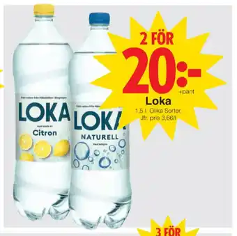 Matöppet Citron citron mineralvatten erbjuda