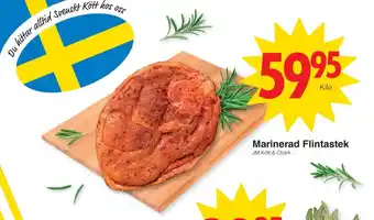 Matöppet Jm chark flintastek erbjuda