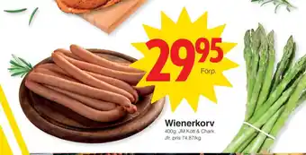 Matöppet Jm chark wienerkorv erbjuda