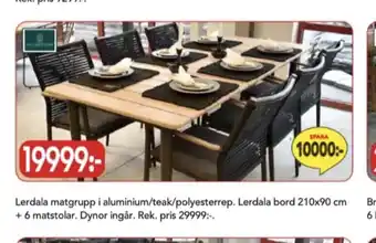 Bo Ohlsson Hillerstorp utemöbler erbjuda