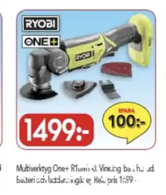 Bo Ohlsson Ryobi multiverktyg erbjuda