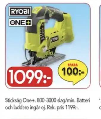 Bo Ohlsson Ryobi sticksåg erbjuda