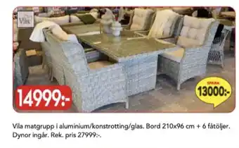 Bo Ohlsson Vila utemöbler erbjuda
