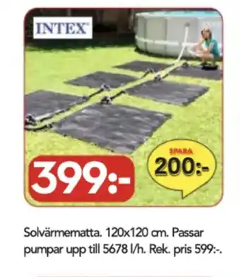 Bo Ohlsson Intex poolvärmare erbjuda