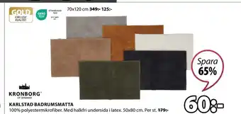 JYSK KARLSTAD BADRUMSMATTA erbjuda