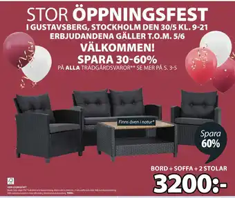 JYSK VEN LOUNGESET erbjuda