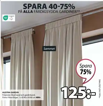 JYSK AUSTRA GARDIN erbjuda