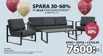 JYSK VONGE LOUNGESET erbjuda