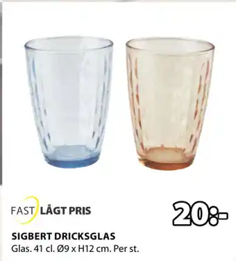 JYSK SIGBERT DRICKSGLAS erbjuda