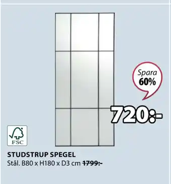 JYSK STUDSTRUP SPEGEL erbjuda