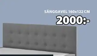JYSK SÄNGGAVEL 160x122 CM erbjuda