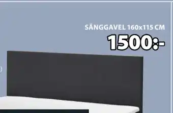 JYSK SÄNGGAVEL 160x115 CM erbjuda