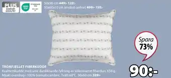 JYSK TRONFJELLET FIBERKUDDE erbjuda