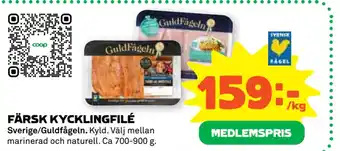 Stora Coop FÄRSK KYCKLINGFILÉ erbjuda