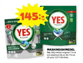 Stora Coop MASKINDISKMEDEL erbjuda