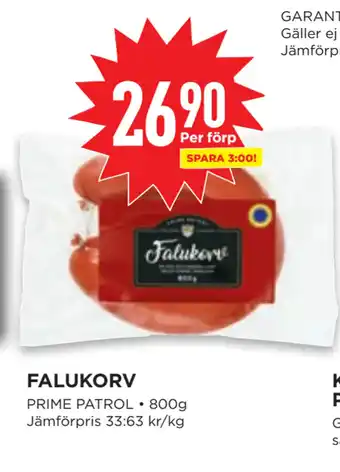 Willys FALUKORV erbjuda
