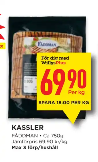 Willys KASSLER erbjuda