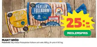 Coop MJUKT BRÖD erbjuda