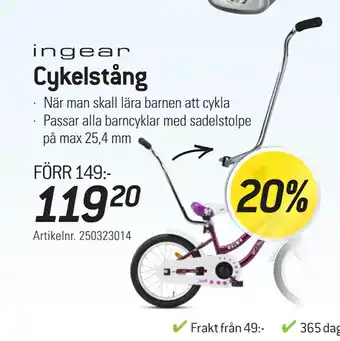 thansen Cykelstång erbjuda