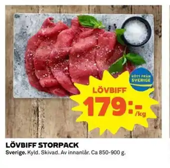 Coop Extra LÖVBIFF STORPACK erbjuda