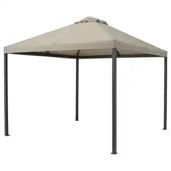 HimmelsÖ Paviljong, mörkgrå/gråbeige, 300x300 cm