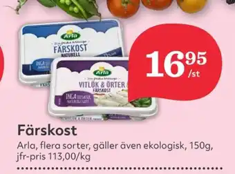 Hemköp Arla färskost erbjuda