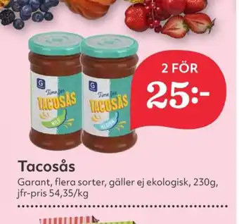 Hemköp Garant tacosås erbjuda