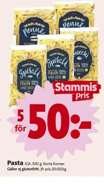 ICA Nära Ica pasta sorterad erbjuda