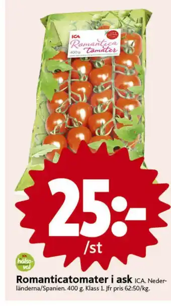 ICA Nära Ica romanticatomat erbjuda