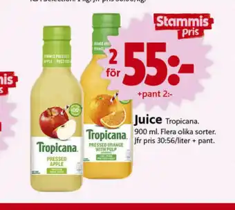 ICA Nära Tropicana juice erbjuda