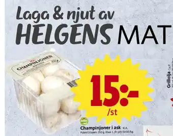 ICA Nära Ica champinjoner erbjuda