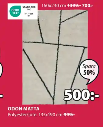 JYSK ODON MATTA erbjuda