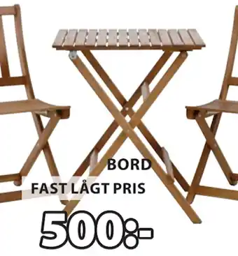 JYSK BORD erbjuda
